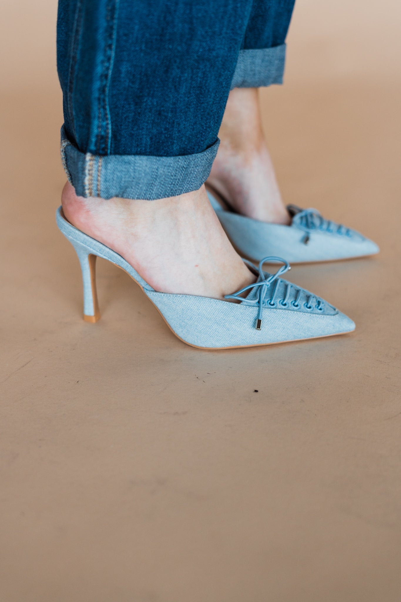 The Rally Denim Mule