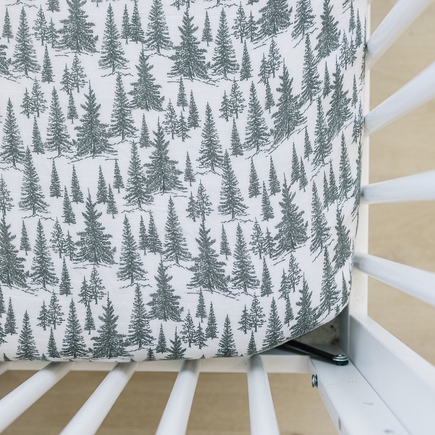 Forrest Muslin Crib Sheet