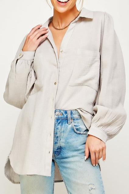 The Lisette Puff Sleeve Top