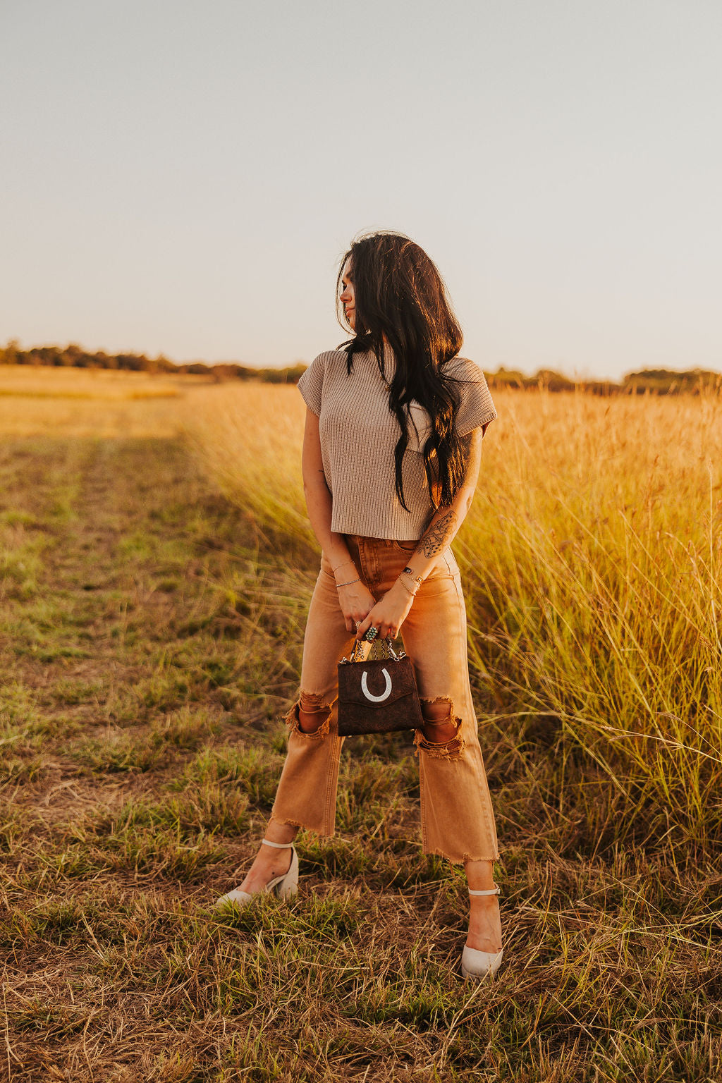 The Carlie Short Sleeve Sweater
