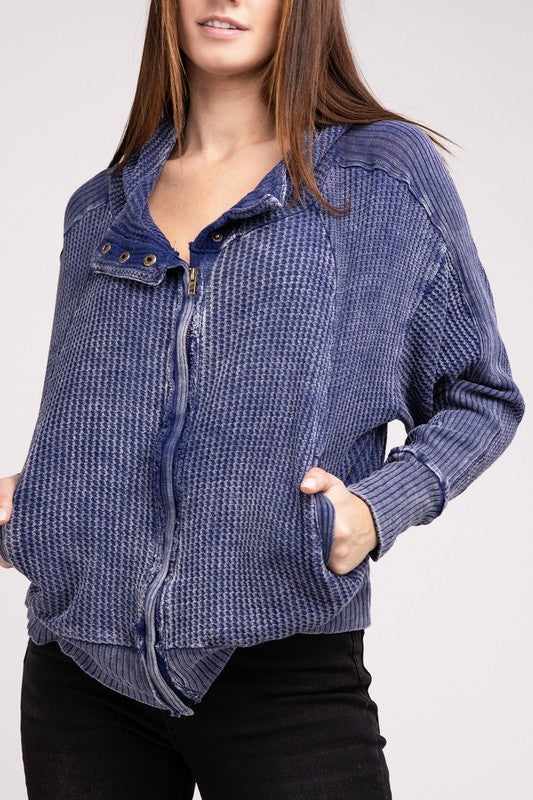 The Jemma Hooded Zip-Up Jacket
