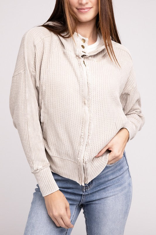 The Jemma Hooded Zip-Up Jacket