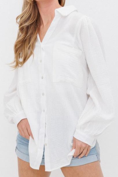 The Lisette Puff Sleeve Top