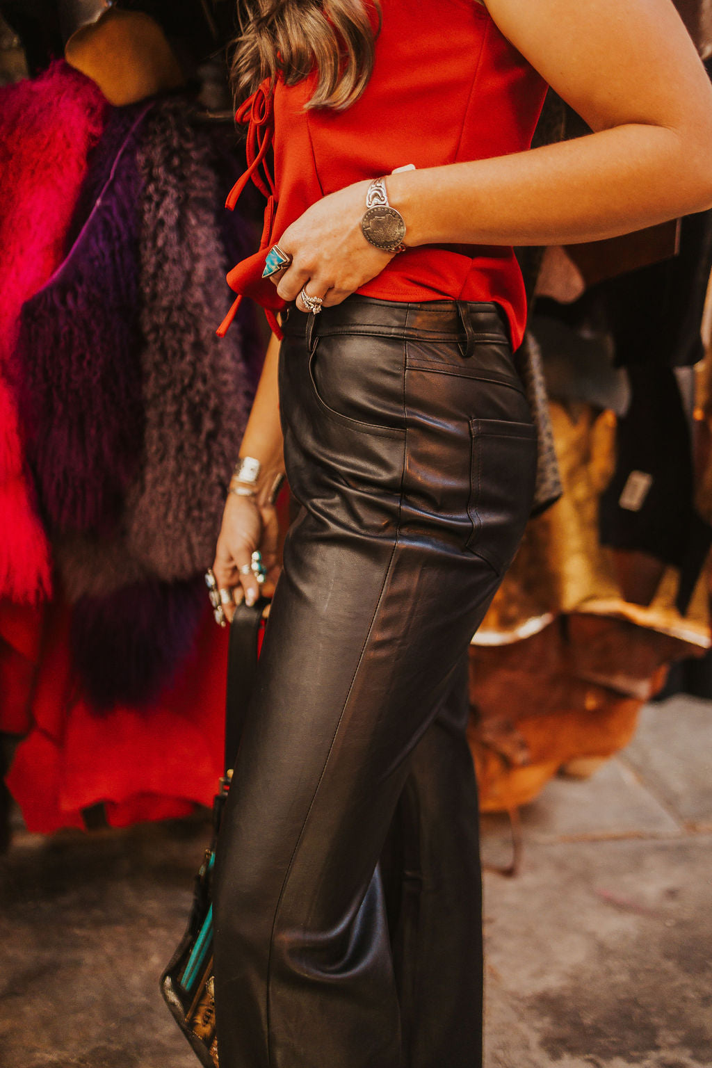 SALE The Lyla Leather Pant