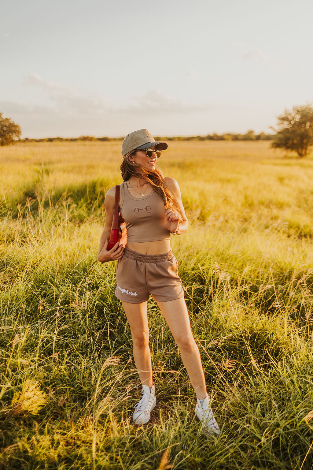 The Horsebit Tank in Taupe