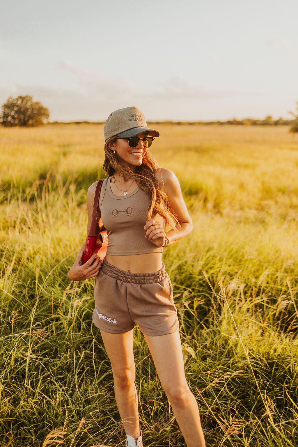 The Horsebit Tank in Taupe