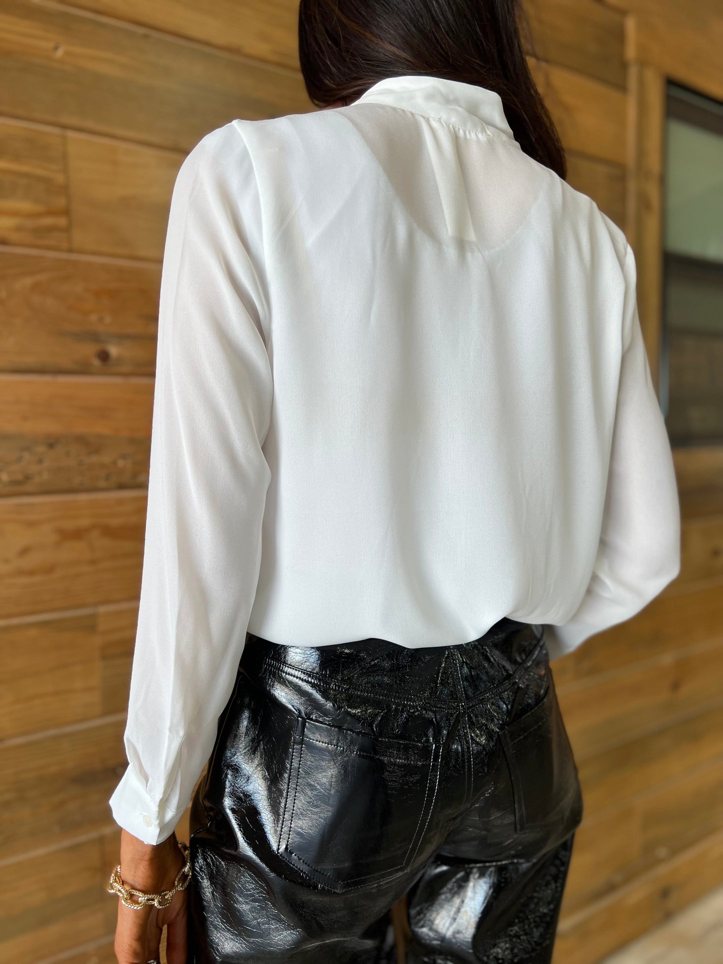 The Claire Classic Top in White