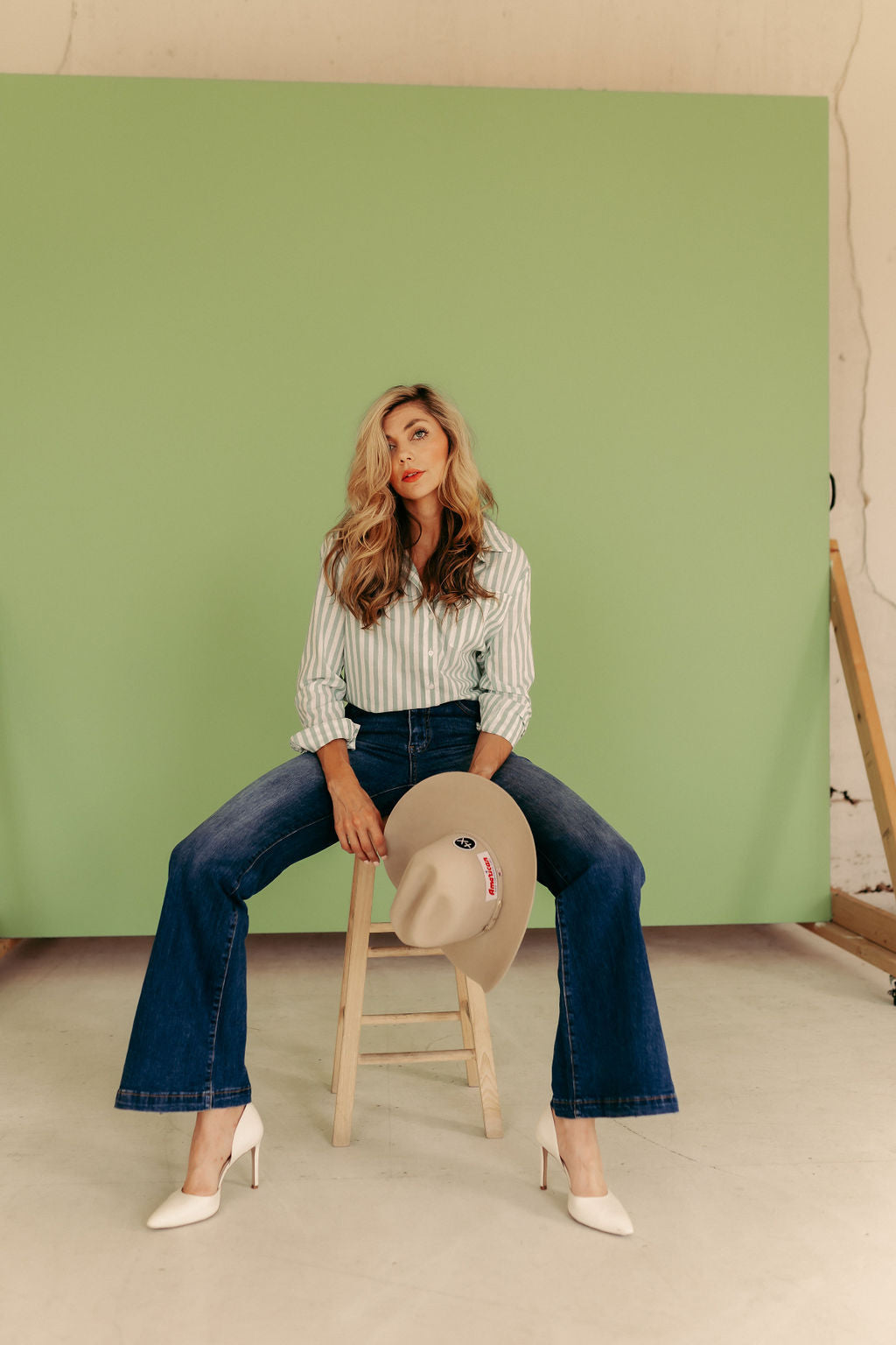 The BT Button Down in Sage Green