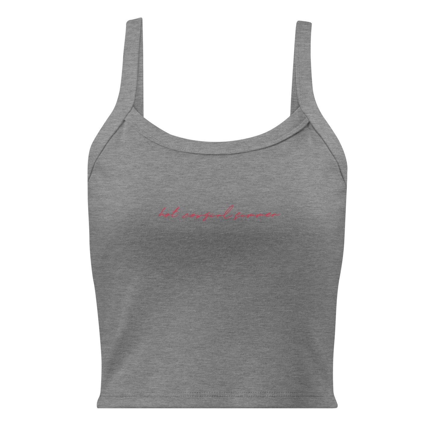 Hot Girl Summer Micro-Rib Tank