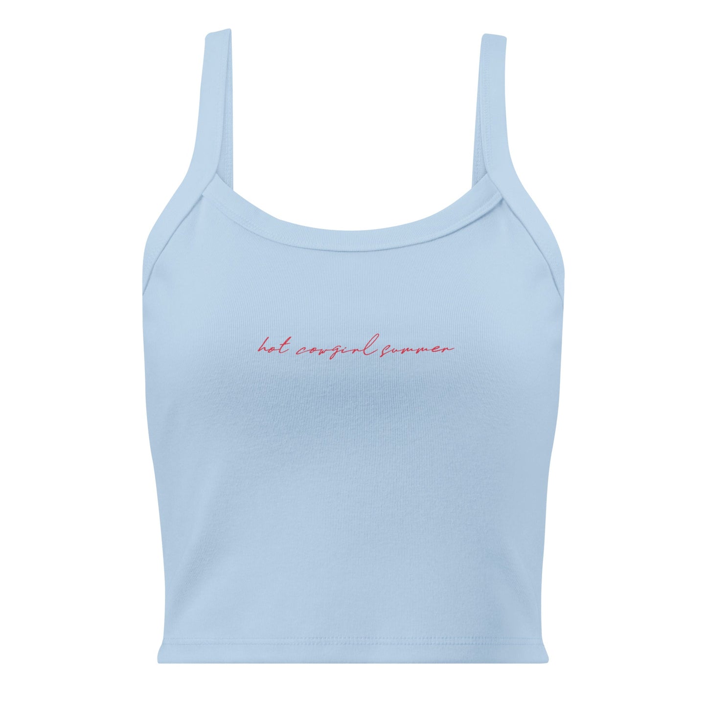 Hot Girl Summer Micro-Rib Tank