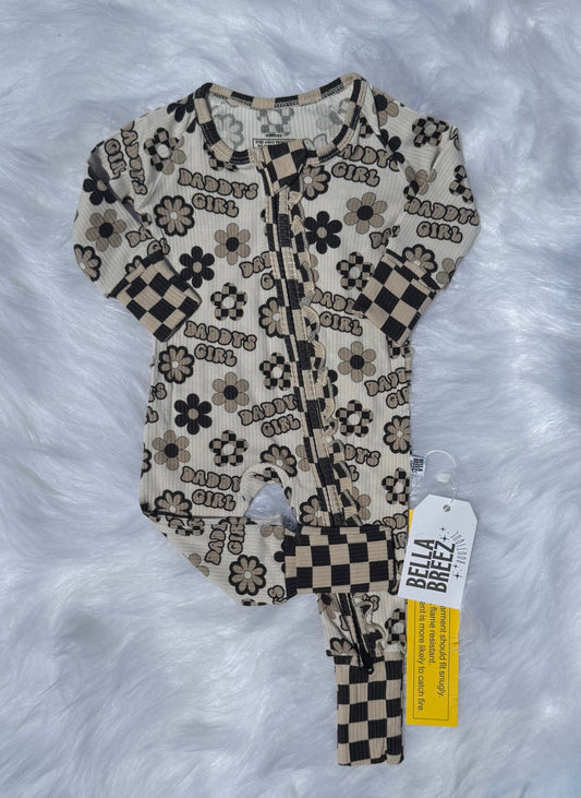 Daddy's Girl Ribbed Bamboo Sleeper