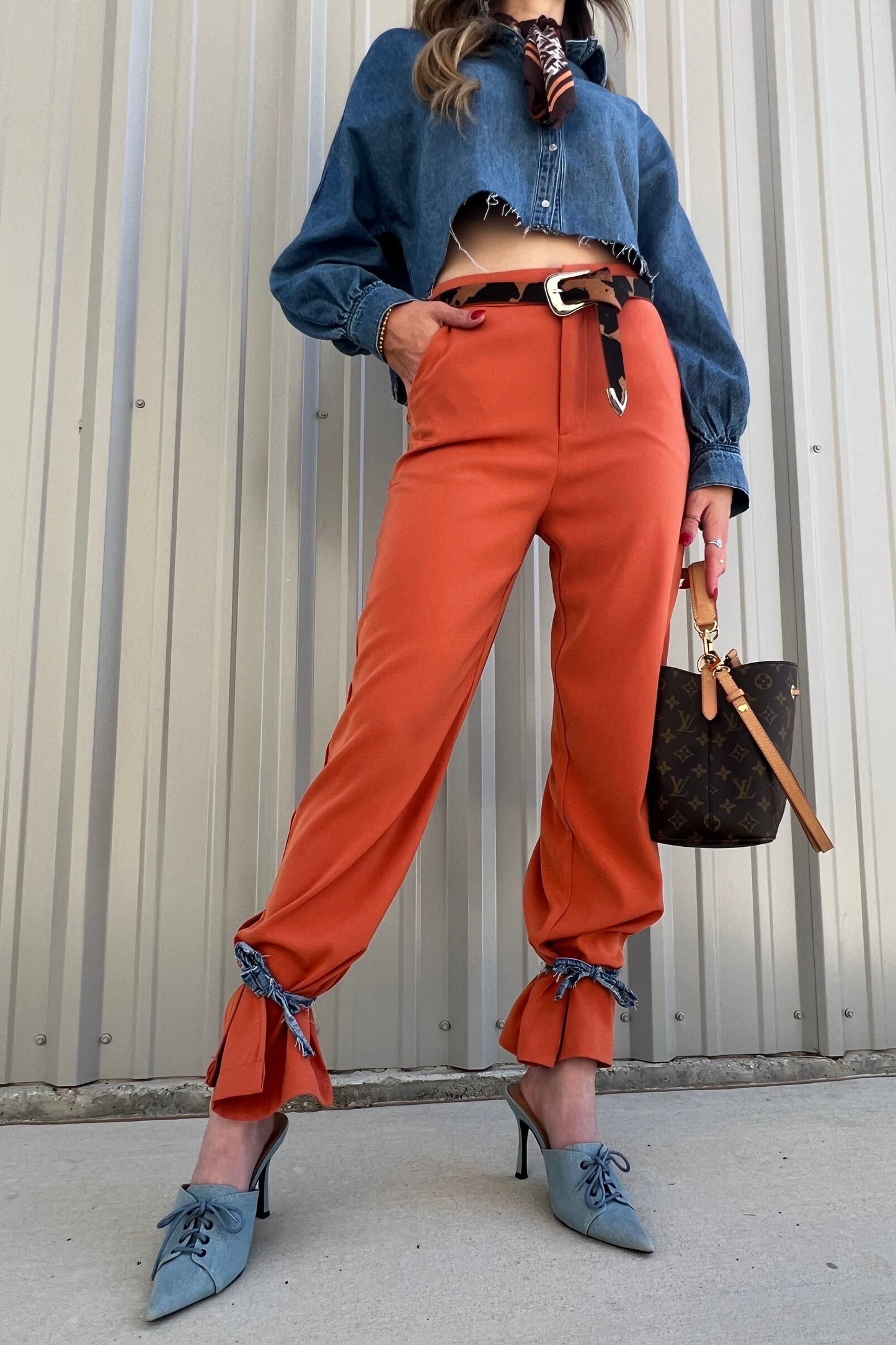 SALE The Alice Trouser in Rust