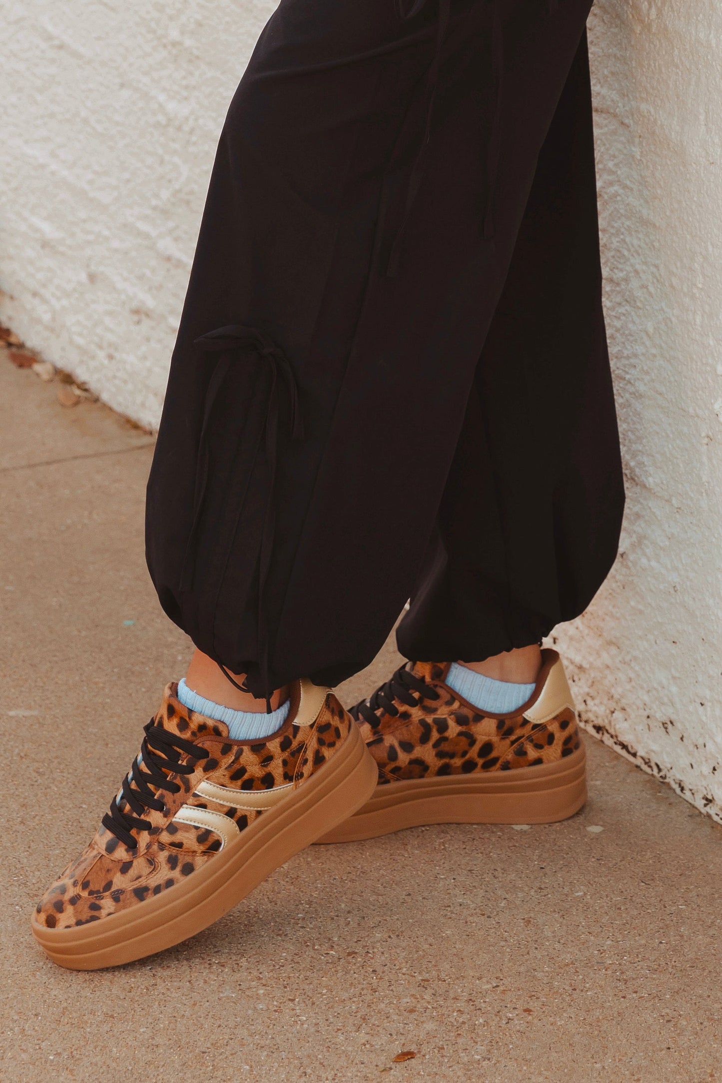 SALE The Oaklynn Platform Sneakers in Leopard