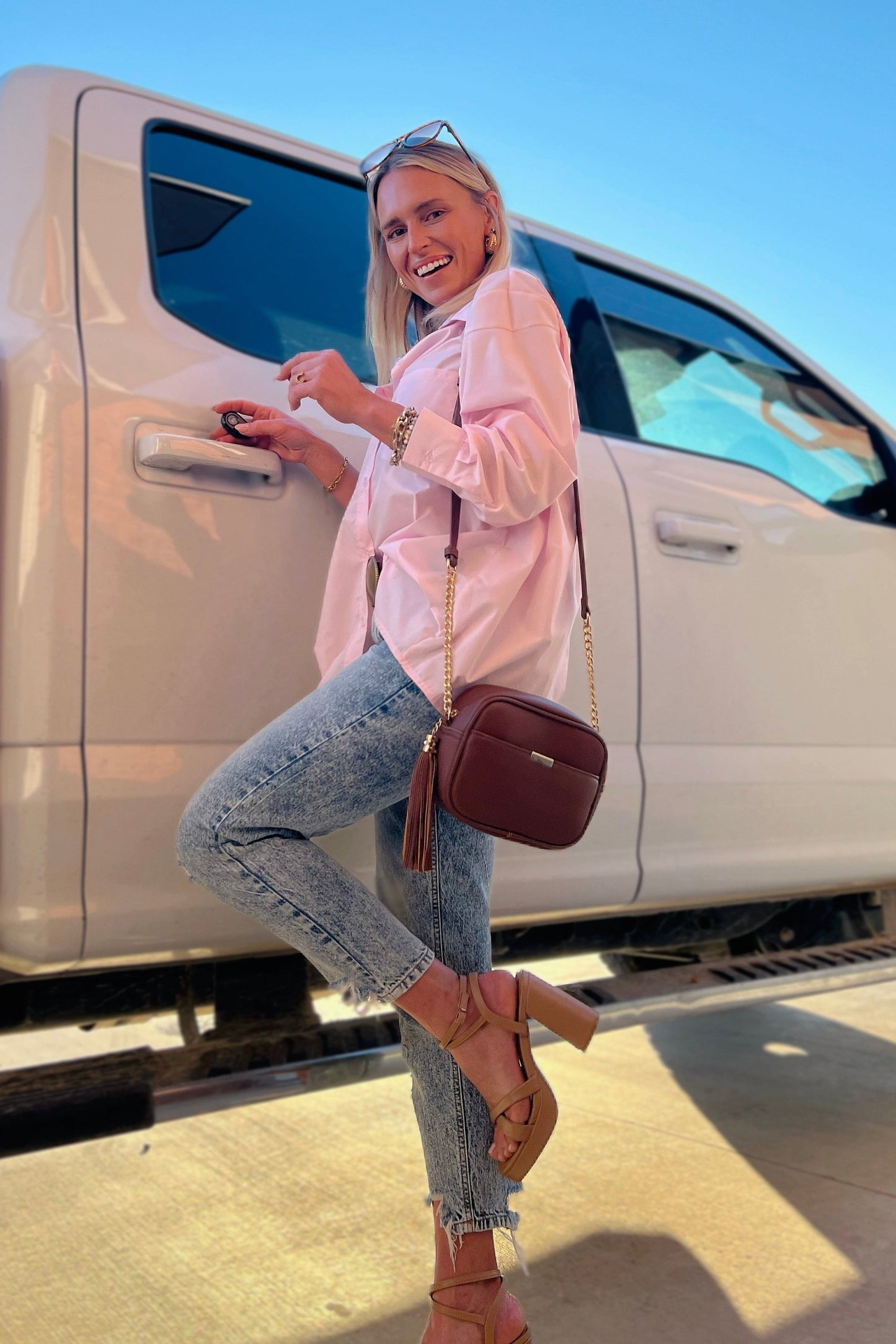 The Alice Button Up in Pink