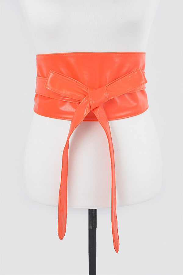 SALE The Myla Wrap Belt in Orange