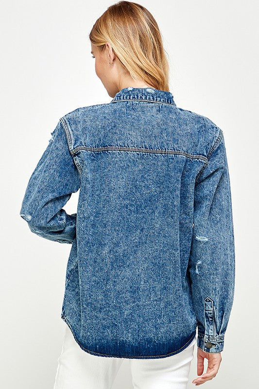 The Jaydon Denim Top