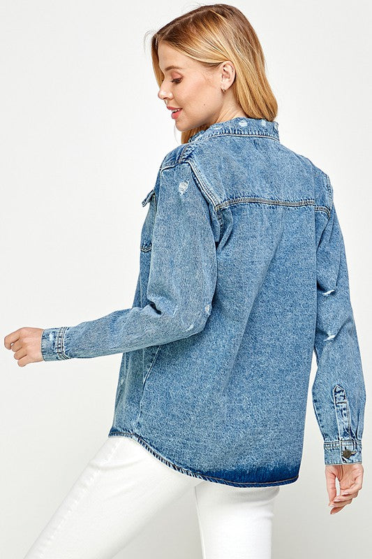 The Jaydon Denim Top