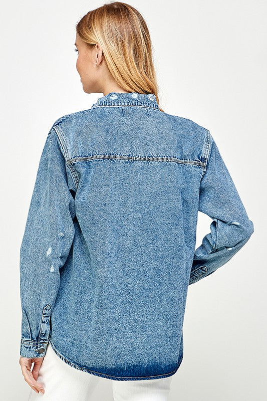 The Jaydon Denim Top