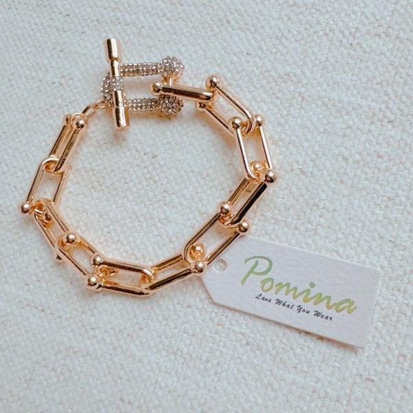 The Paved Chain Bracelet
