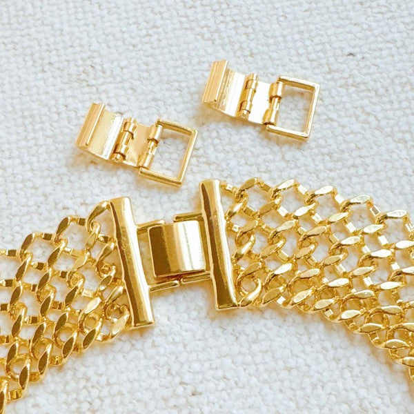 The Lux Lattice Chain Choker Necklace