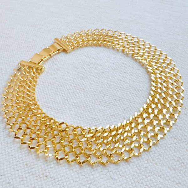 The Lux Lattice Chain Choker Necklace