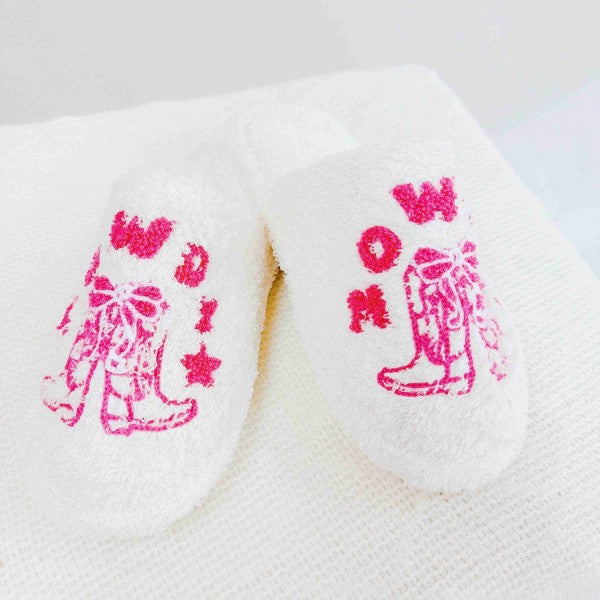 The Howdy Boot Coziest Lounge Slippers