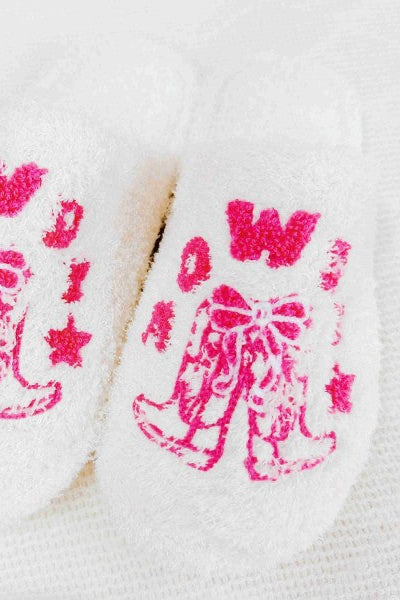 The Howdy Boot Coziest Lounge Slippers