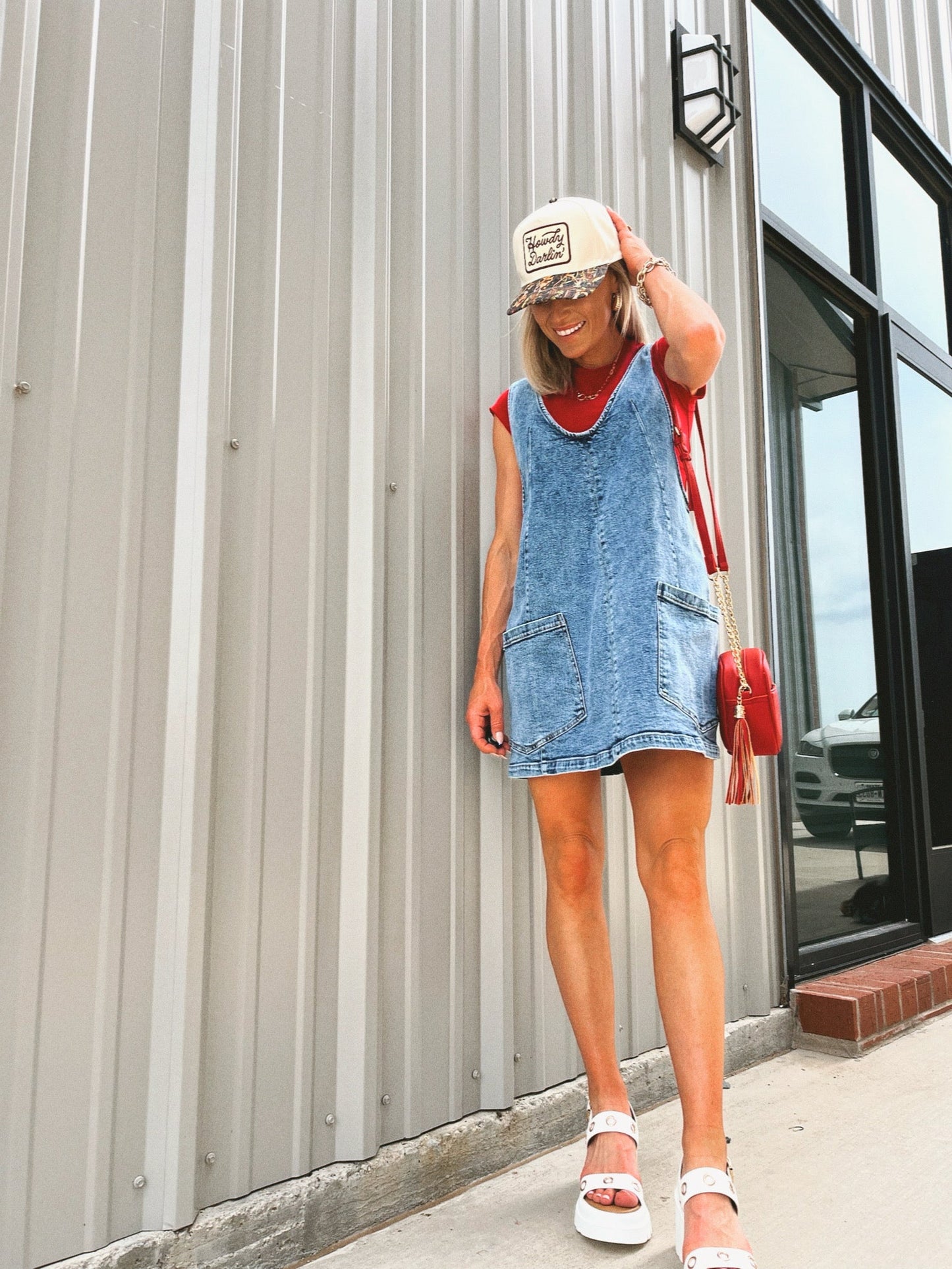 The Coro Dark Denim Dress