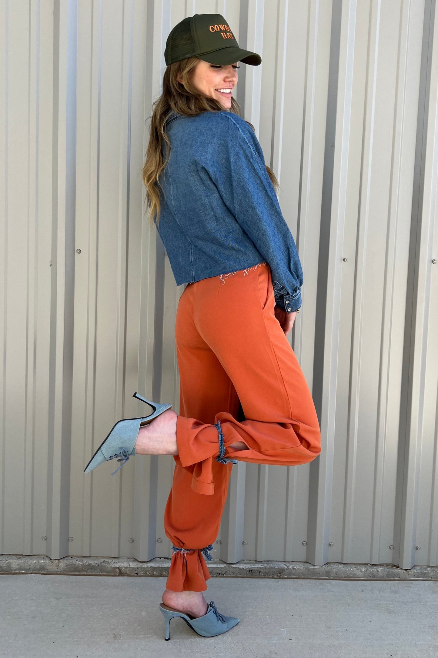 SALE The Alice Trouser in Rust