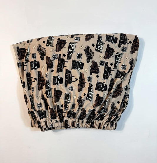 Sad Beige Semi Crib Sheet