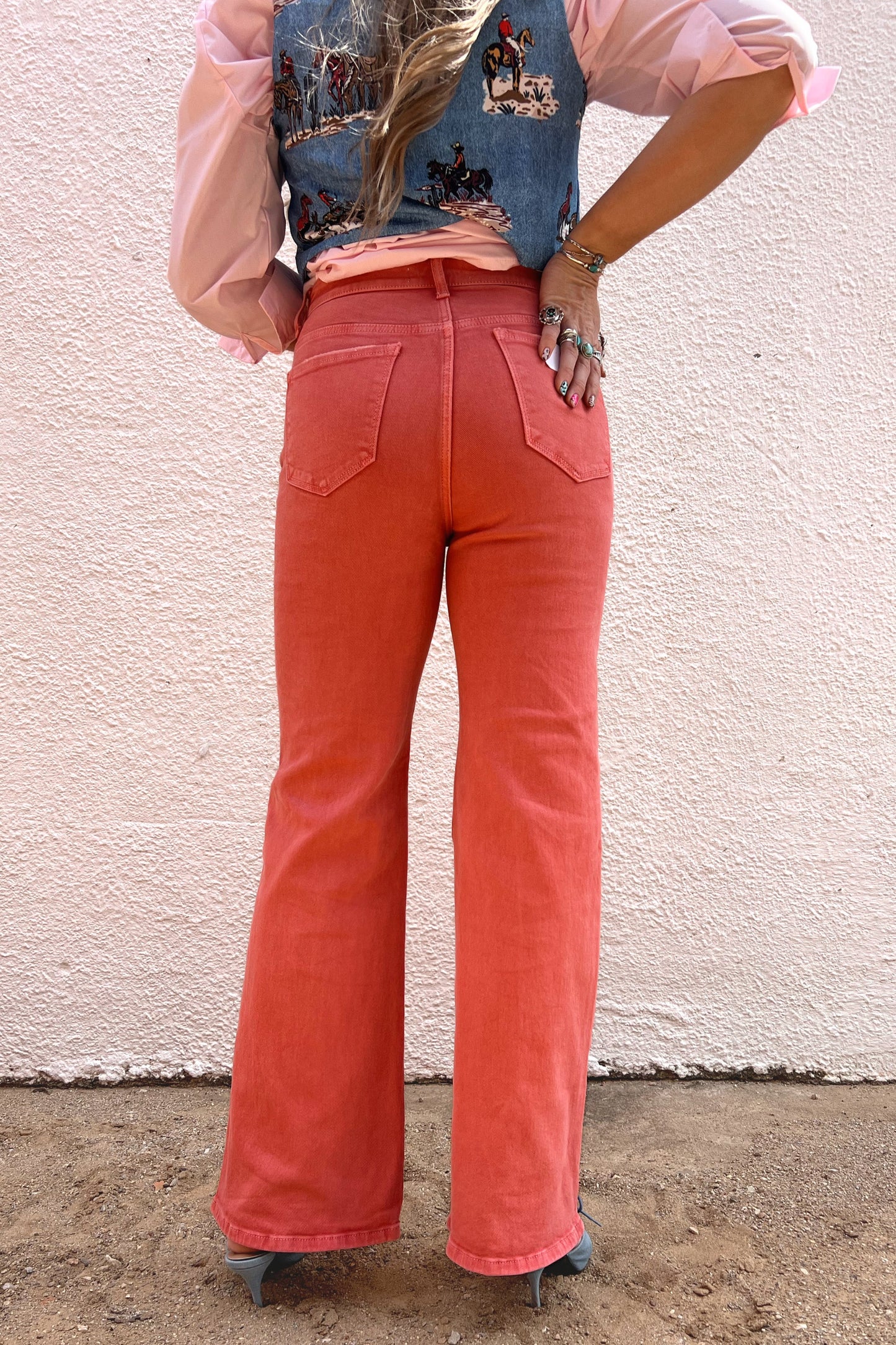SALE The Everly Pant in Peach