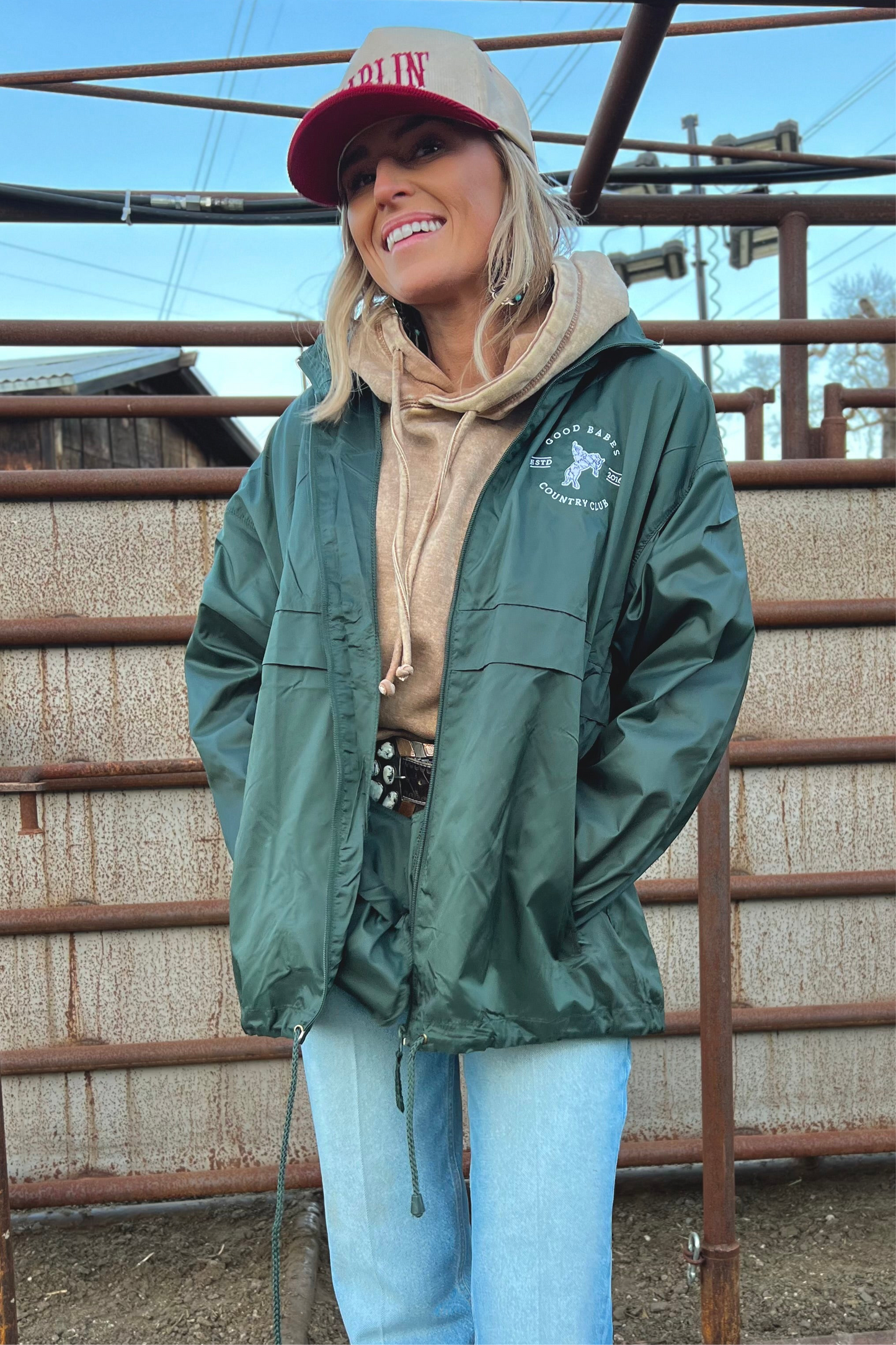 The Good Babes Country Club Windbreaker