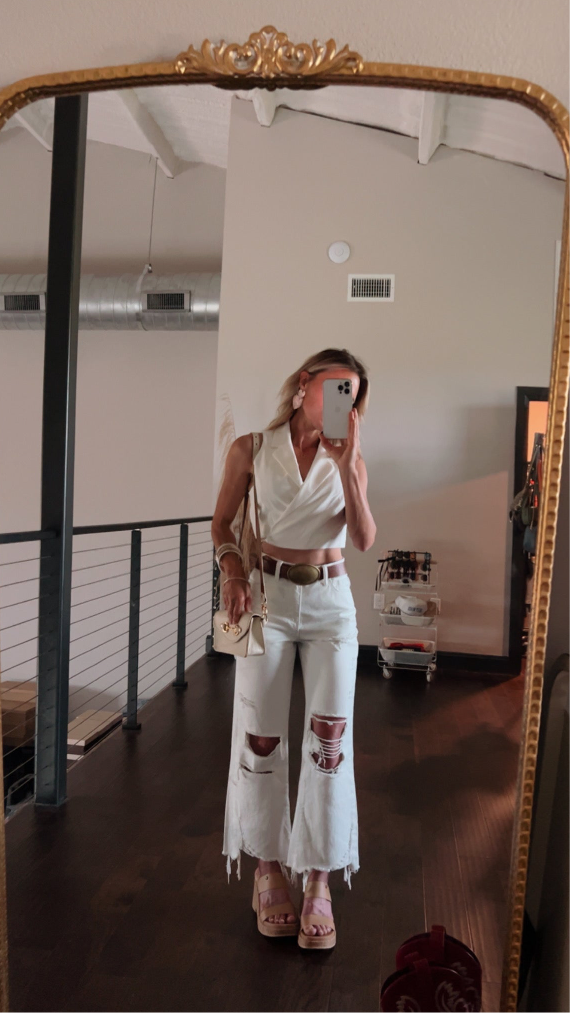 SALE The Sheridan Jean In White