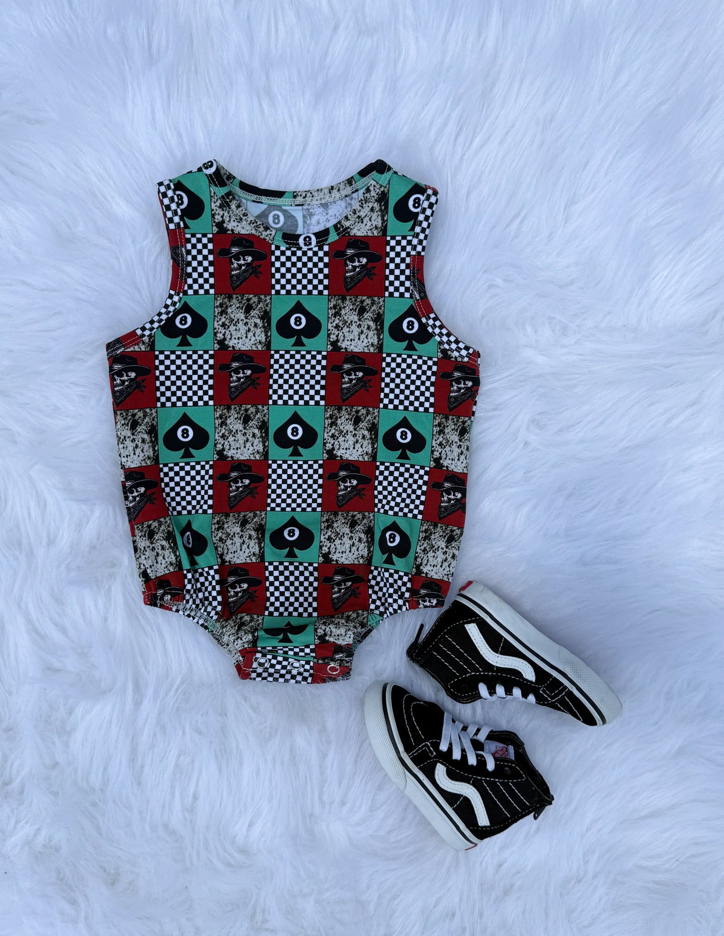 Outlaw Arcade Tank Bubble Romper