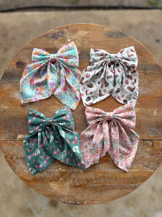 Printed sailor bows