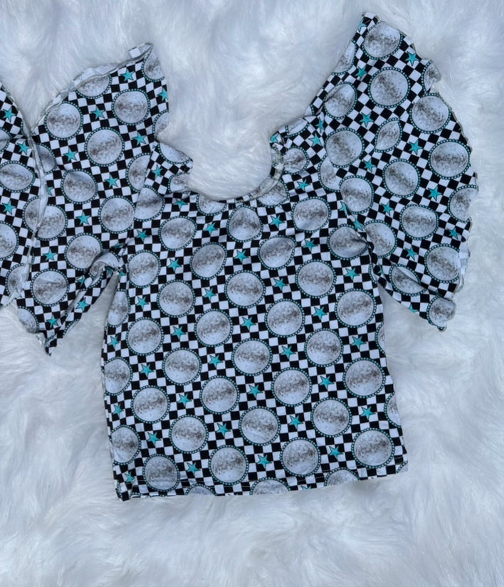 Disco Flutter Sleeve Leo