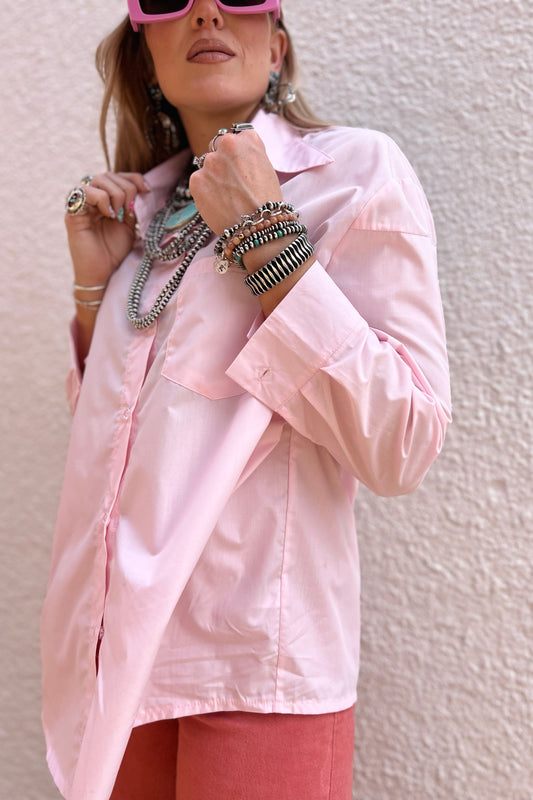 The Alice Button Up in Pink