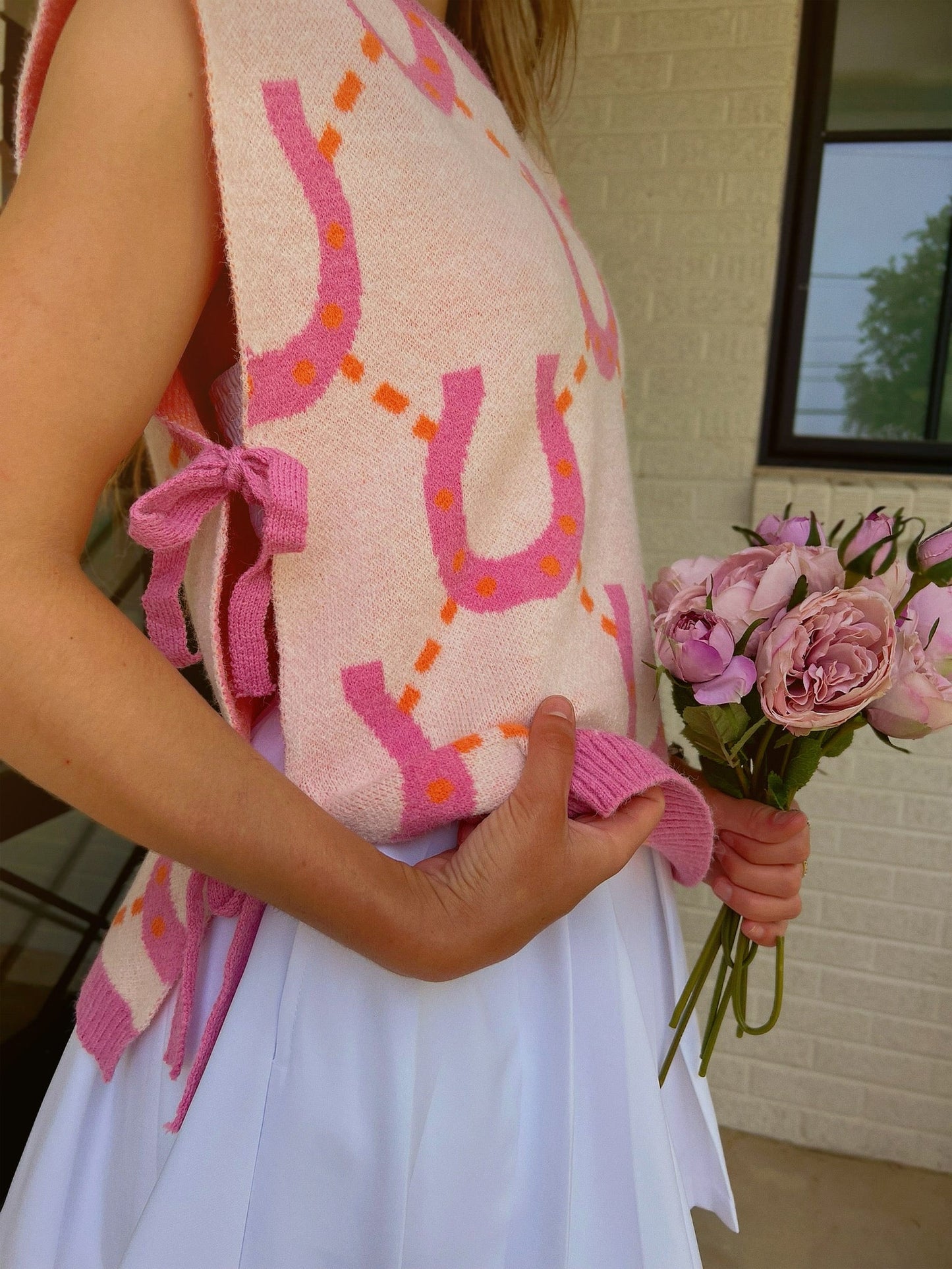 The Annie Horseshoe Sweater Vest