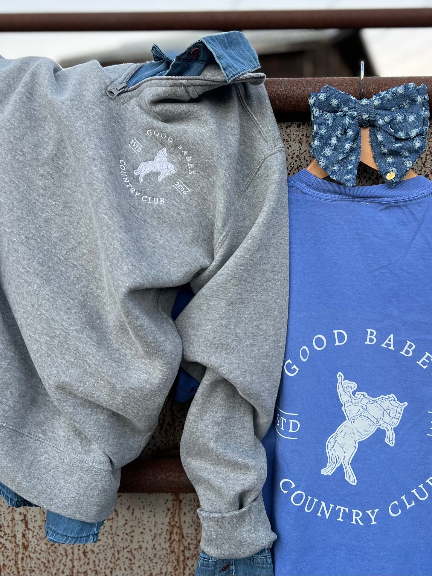 The Good Babes Country Club Quarter Zip