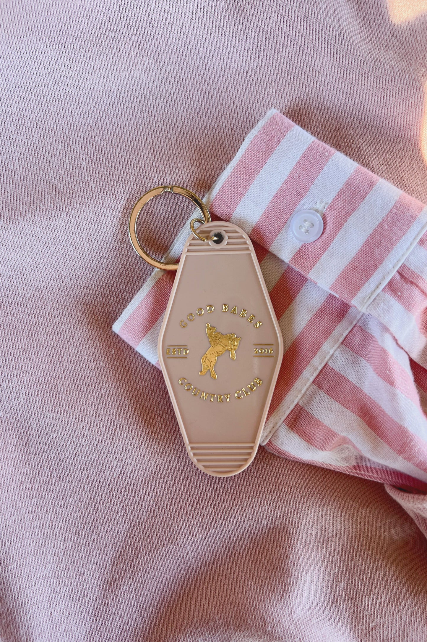 The Good Babes Country Club Keychain