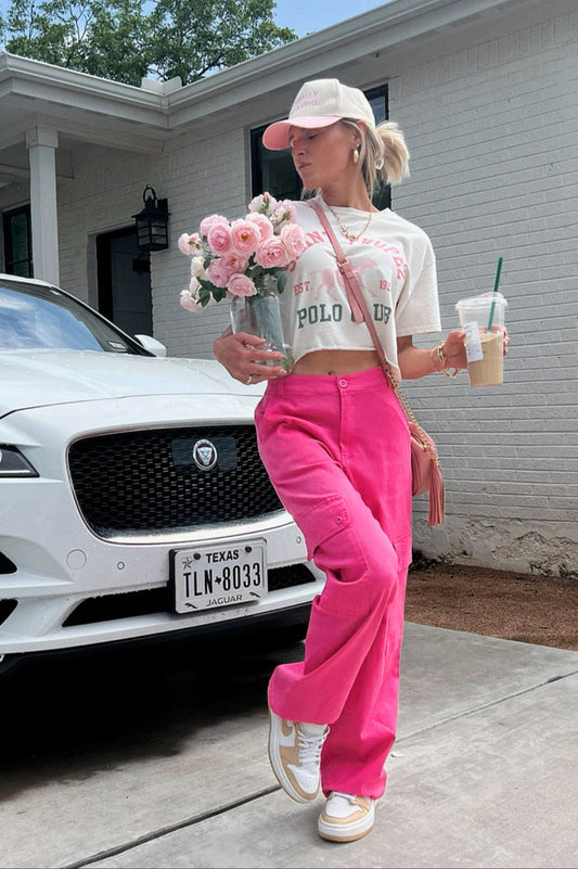 The Alister Pant in Fuchsia