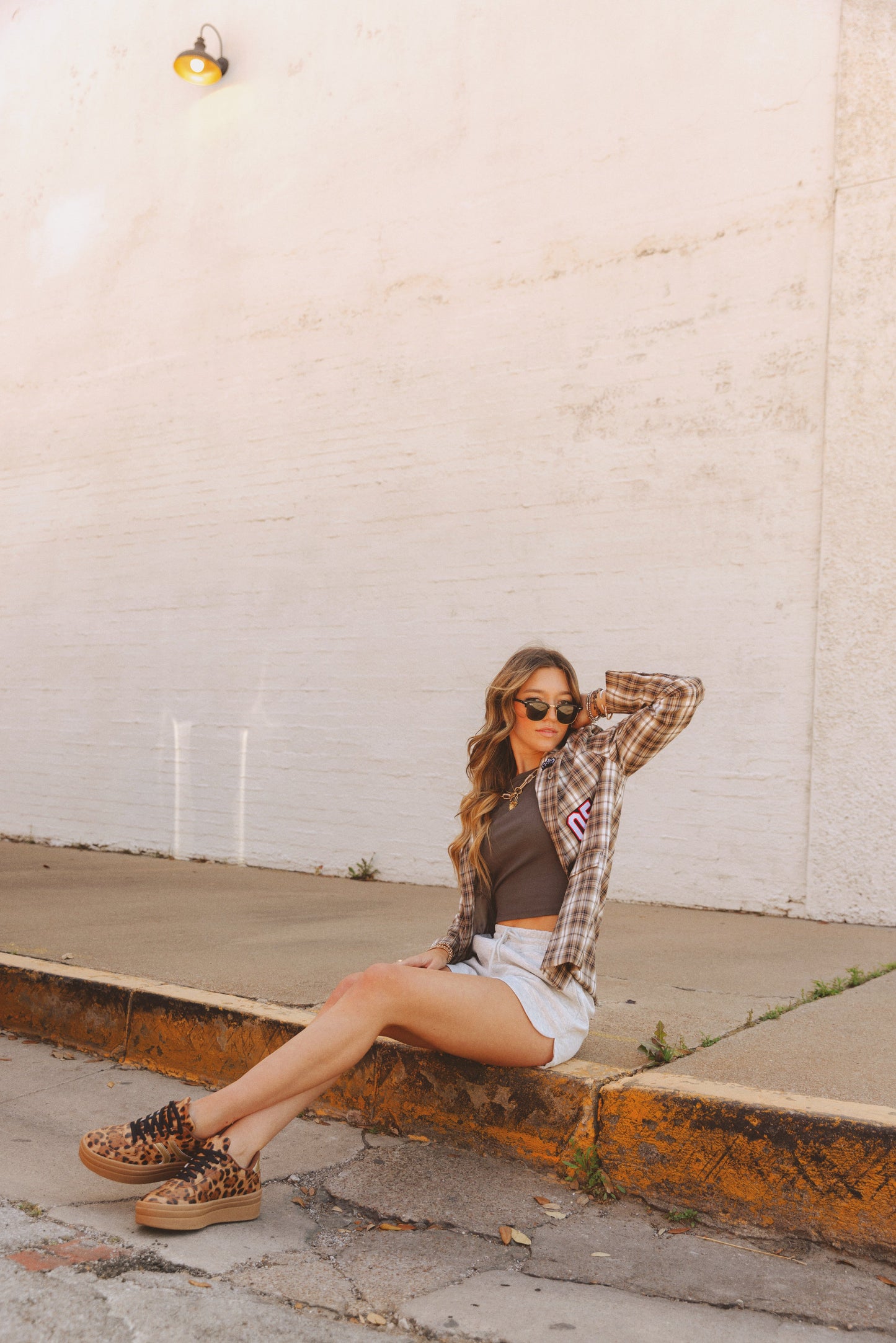 SALE The Oaklynn Platform Sneakers in Leopard