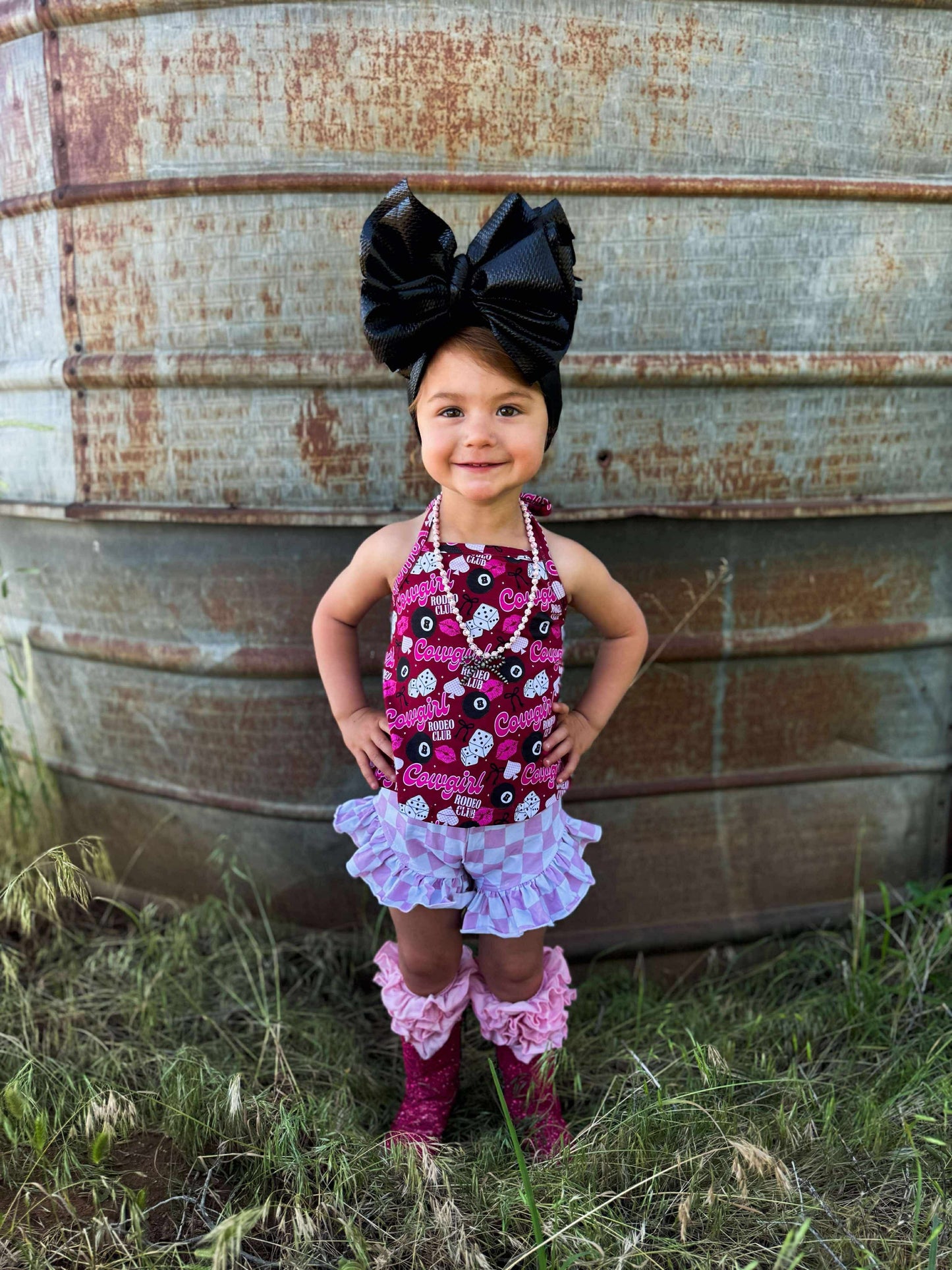 Cowgirl Rodeo Club Swing Top