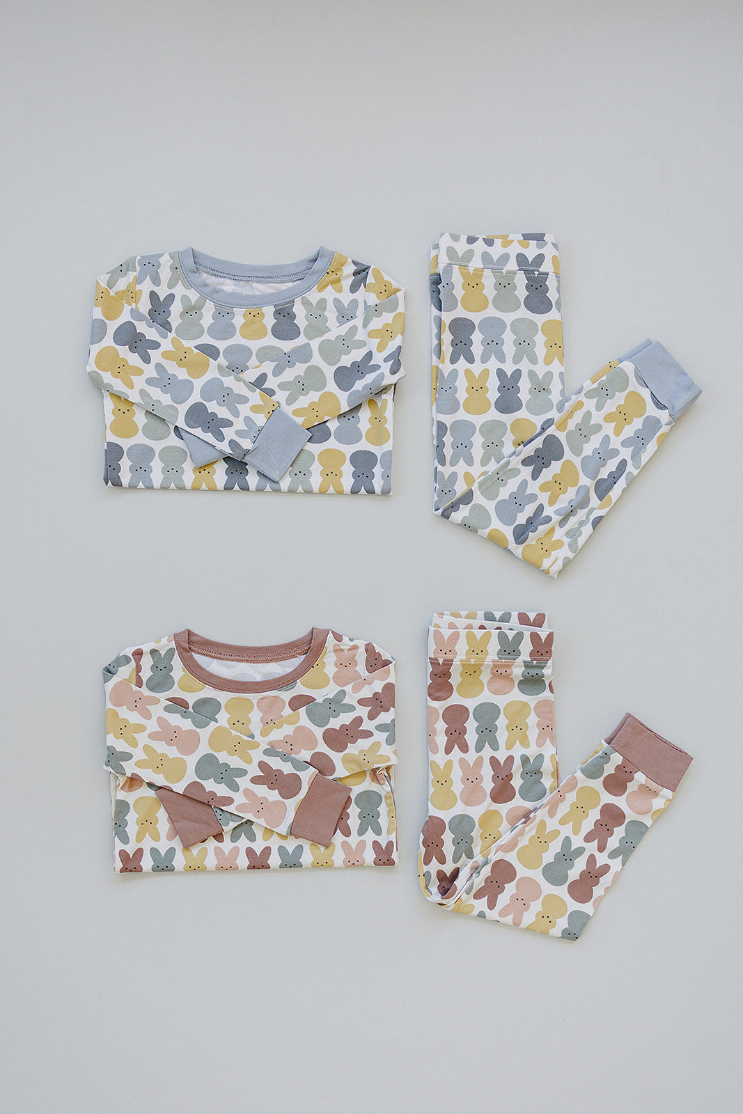 Dusty Rose Bunny Bamboo Cozy Set