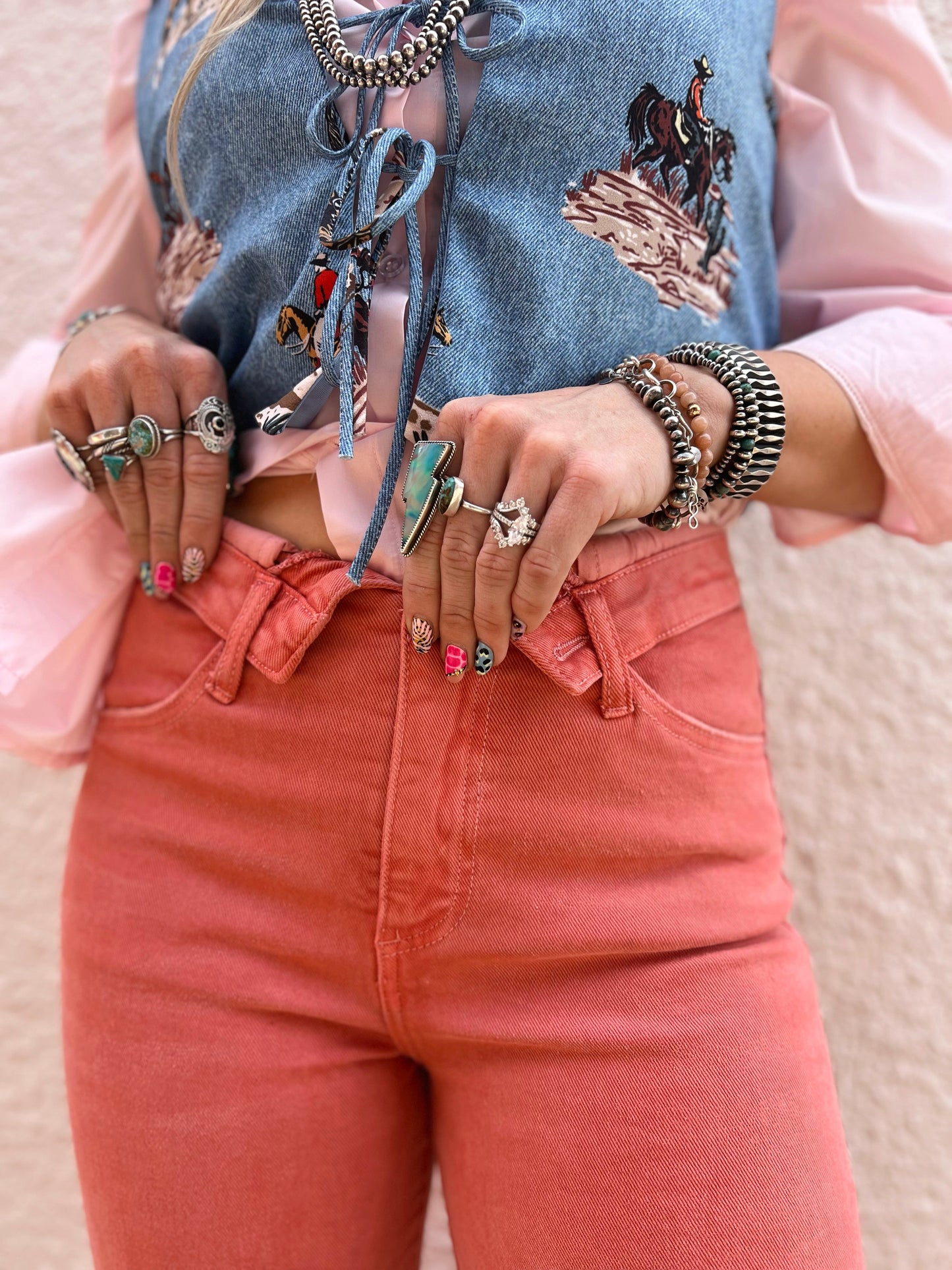 SALE The Everly Pant in Peach