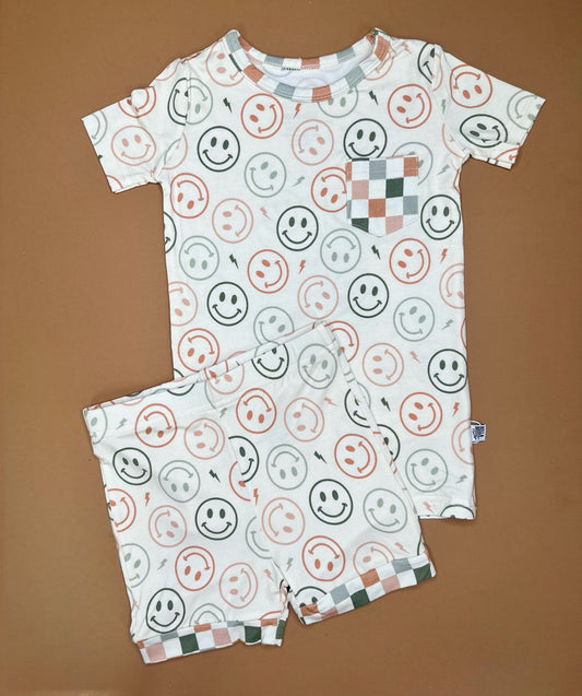 12/18 Months Rad Smiles Bamboo Short Set (FINAL SALE)