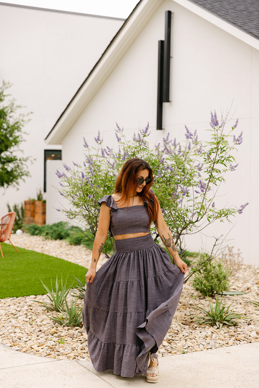 The Ivy Set in Charcoal