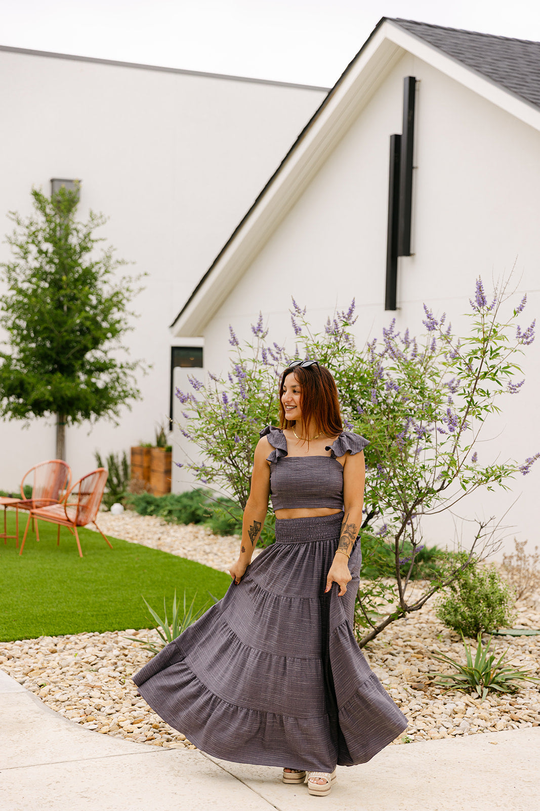 The Ivy Set in Charcoal