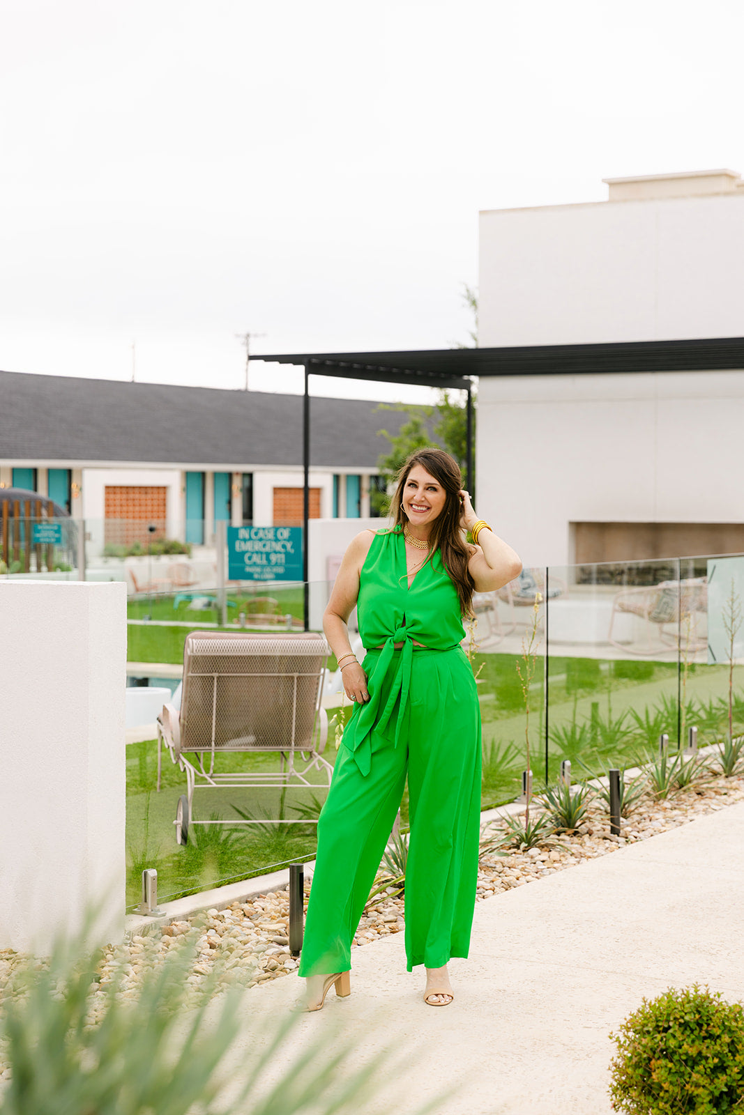 The Jemma Jumpsuit in Green