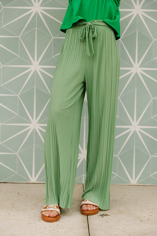 The Maribel Pant in Sage